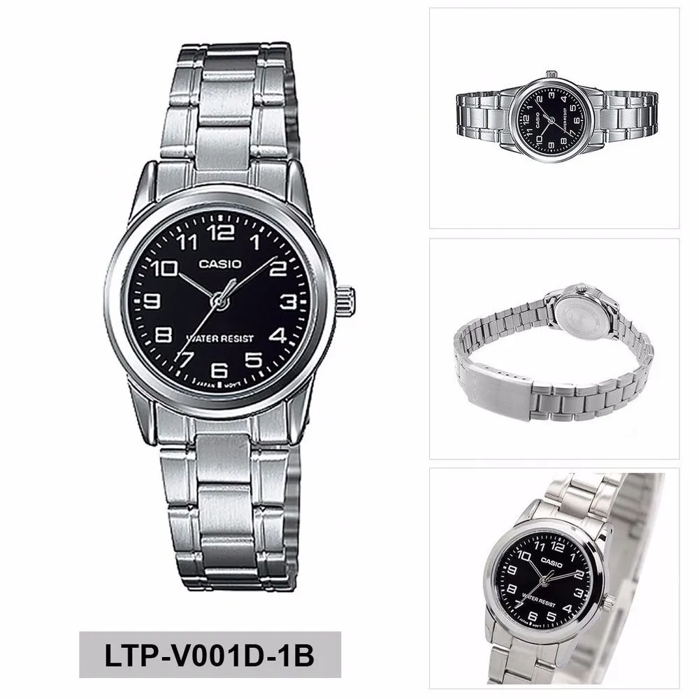 ساعت مچی زنانه کاسیو مدل LTP-V001D-1B