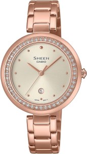 ساعت مچی زنانه کاسیو مدل SHE-4556PG-7AUDF